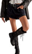 Free People Danni High Waist Denim Shorts