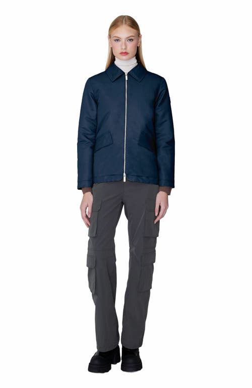 Quartz Co. Adele | Lightweight Insulated Jacket In True Navy