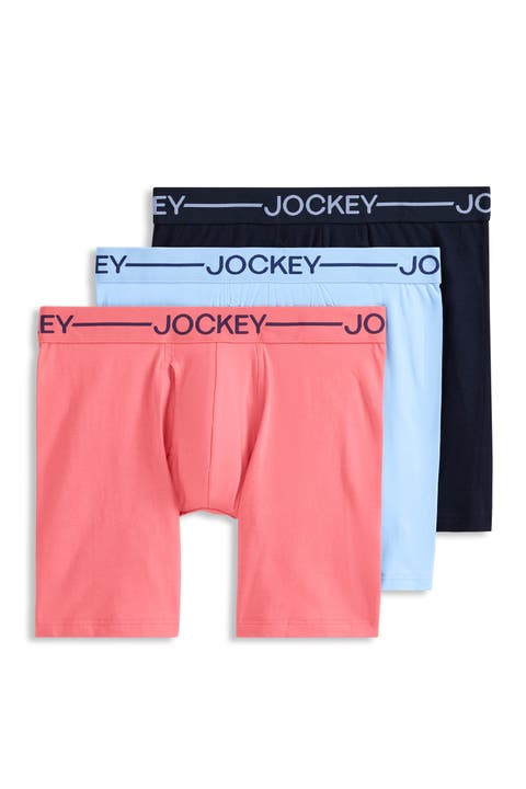 Men's Organic Cotton Stretch 6.5" Boxer Brief - 3 Pack