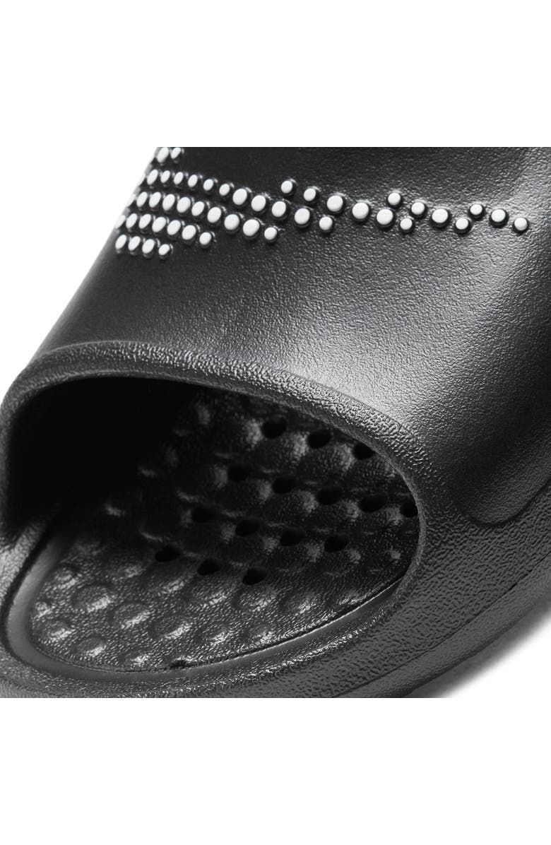 Nike Victori One Shower Slide Sandal, Alternate, color, 001 Black/White