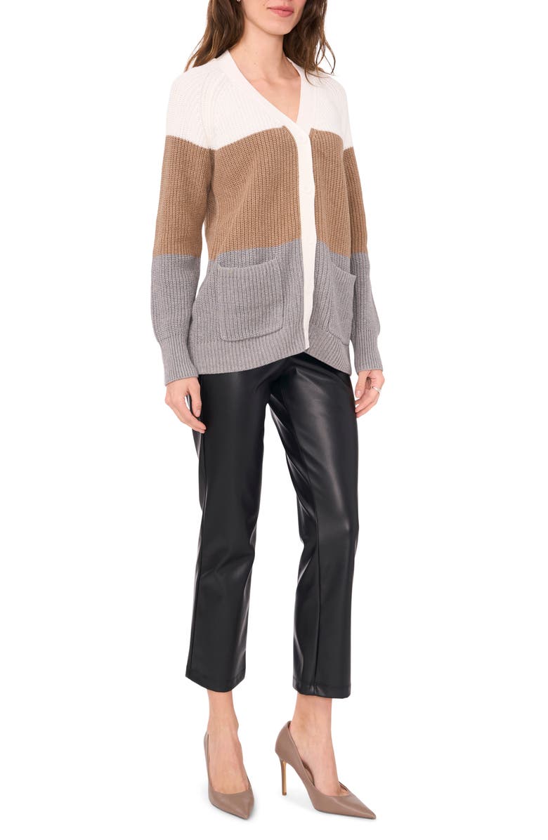 Halogen<sup>®</sup> Oversize Colorblock Cardigan, Alternate, color,