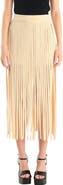 Endless Rose Knit Fringe Maxi Skirt