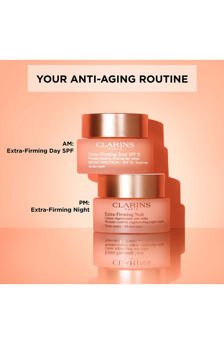 Clarins Extra-Firming & Smoothing Day Moisturizer, SPF 15 Sunscreen, Alternate, color,
