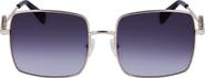 Longchamp Medallion 55mm Gradient Square Sunglasses