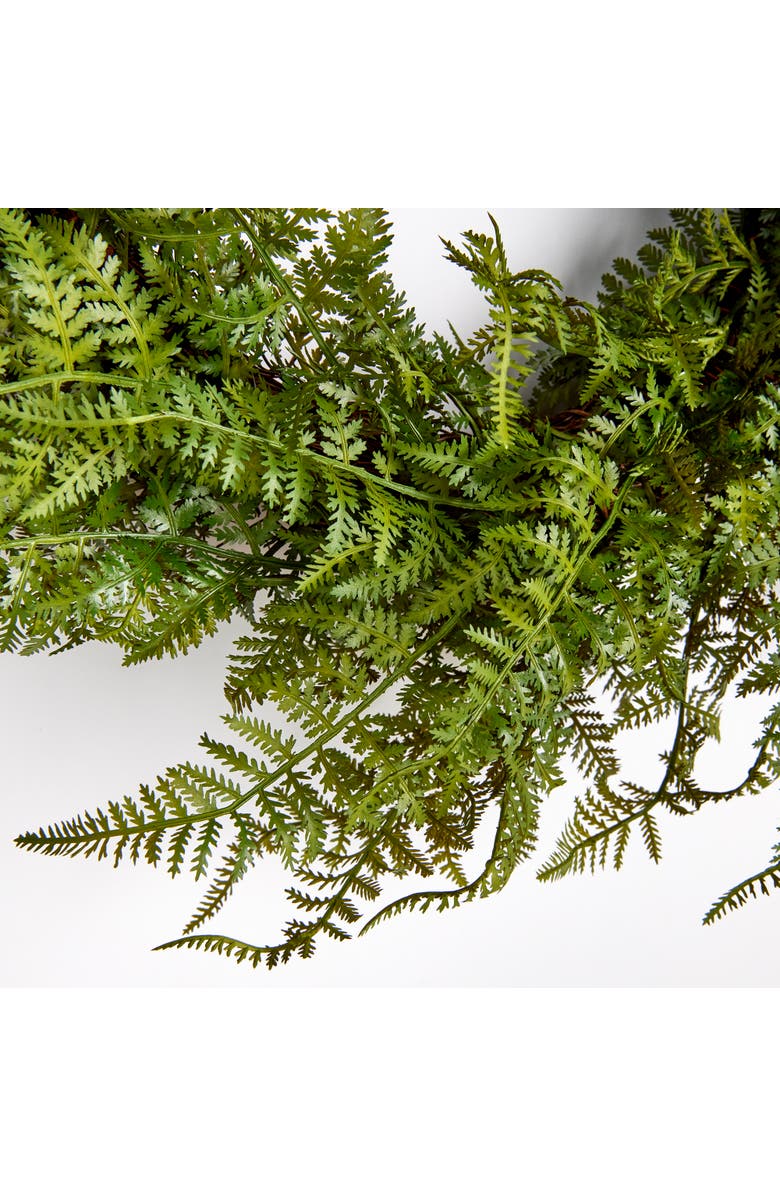 Napa Home & Garden Fern Wreath 18", Alternate, color, Green