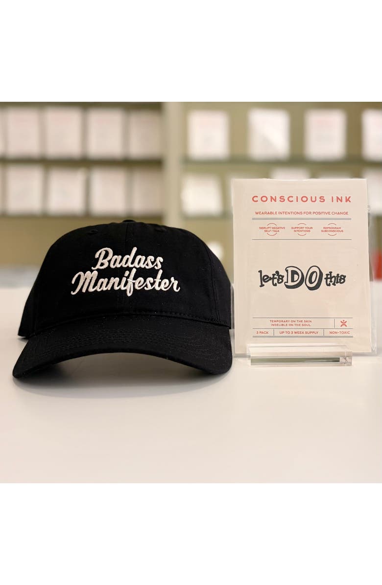 Conscious Ink Badass Manifester Access Cap, Main, color, 