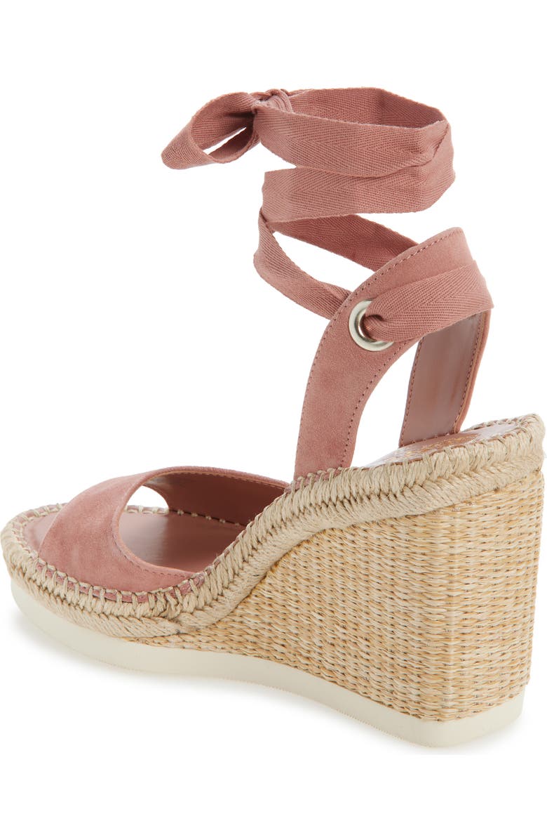Vince Camuto Bendsen Wedge Sandal, Alternate, color, Dark Pale Pink