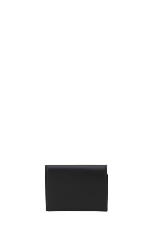 Lanvin Concerto Arpege Leather Wallet In Black
