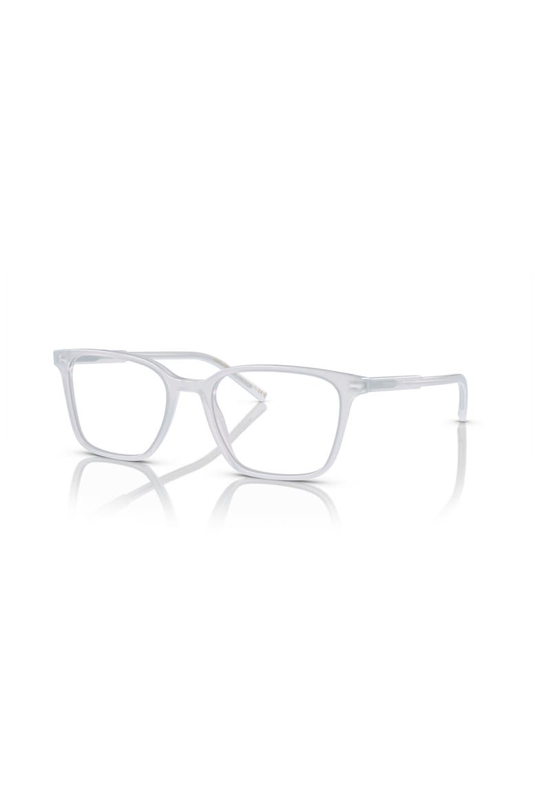 54mm Square optical glasses, Main, color, Transparent