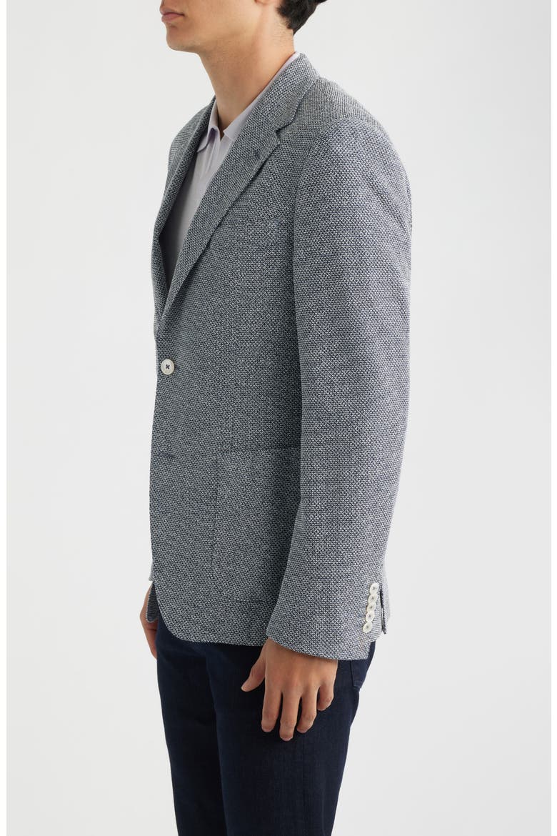 Jeff Regular Fit Stretch Linen & Cotton Sport Coat, Alternate, color, DARK BLUE