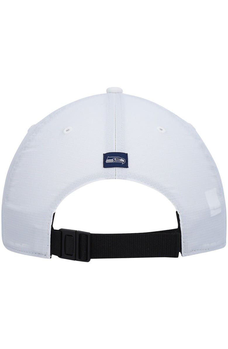 '47 Men's '47 White Seattle Seahawks Hitch Stars and Stripes Trucker Adjustable Hat, Alternate, color, 