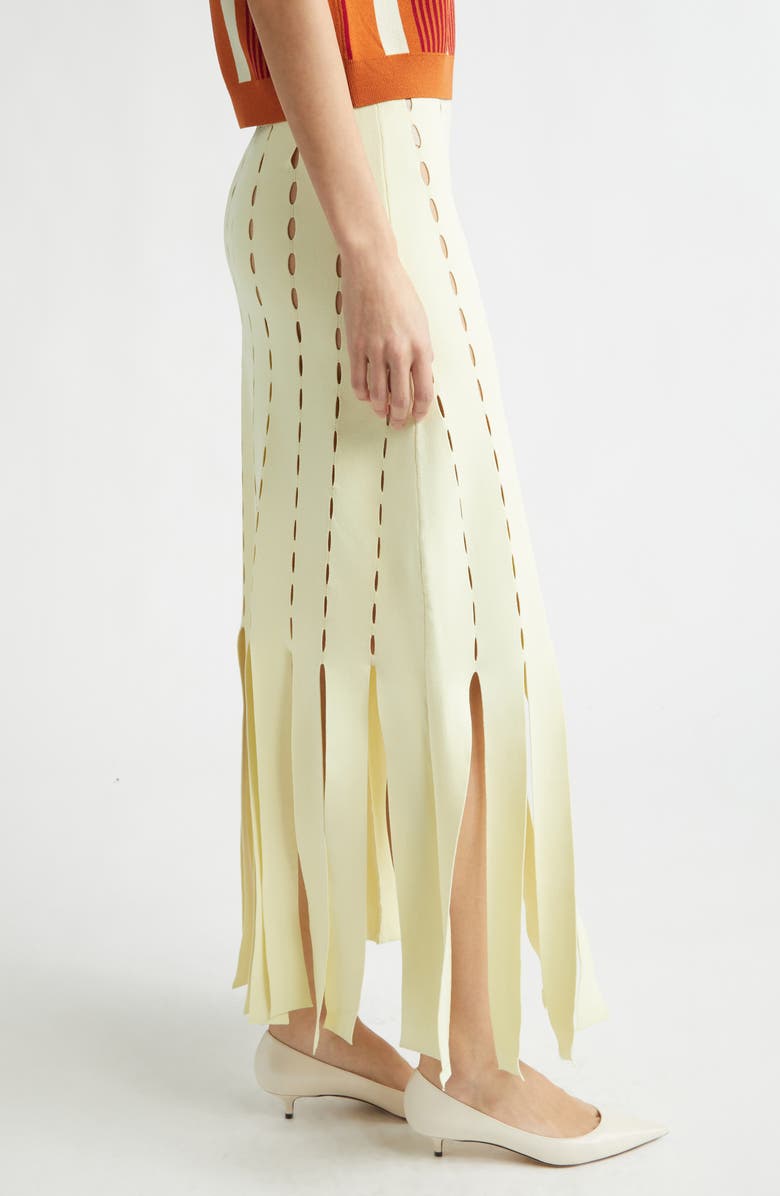 ZANKOV Jesse Openwork Car Wash Hem Skirt, Alternate, color, Sorbet