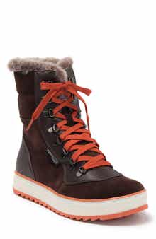 AQUATHERM BY SANTANA CANADA Maya Faux Fur Lined Lace-Up Boot