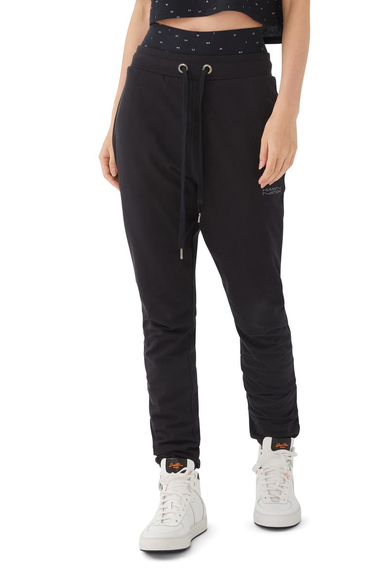 HUMAN NATION Gender Inclusive Movement Organic Cotton Blend Joggers, Alternate, color, 