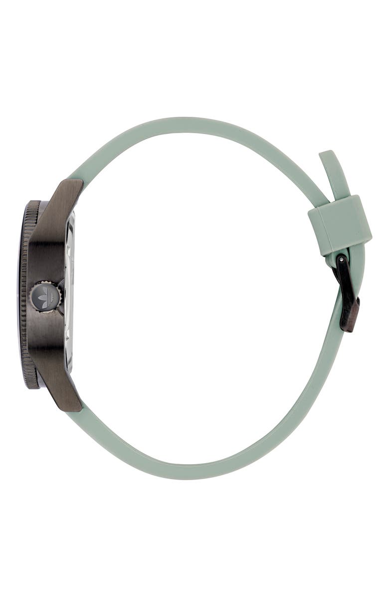 adidas Edition Two Silicone Strap Watch, 42mm, Alternate, color,