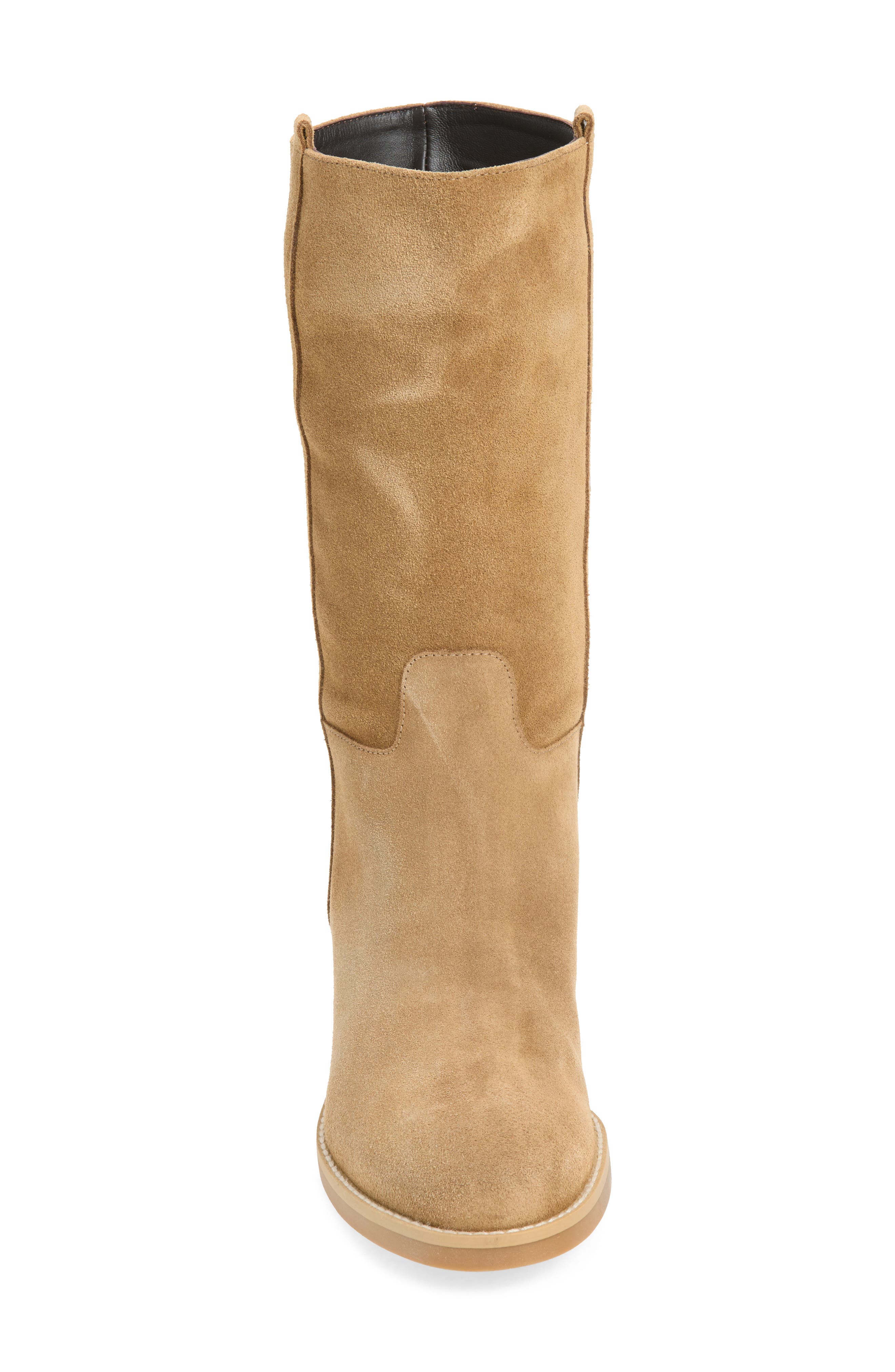Brooklin Leather Boot, Alternate, color, CAMOSCIO SAND