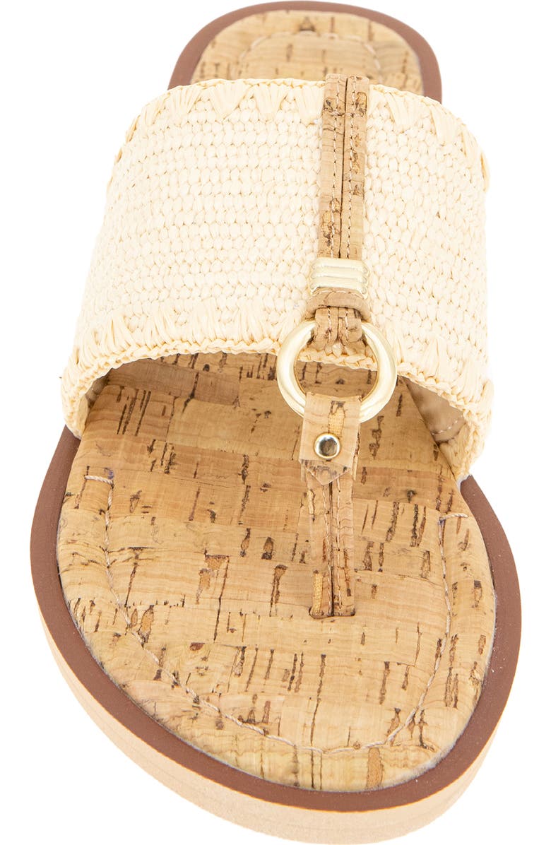 Reaction Kenneth Cole Sabriya Slide Sandal, Alternate, color, Natural Raffia