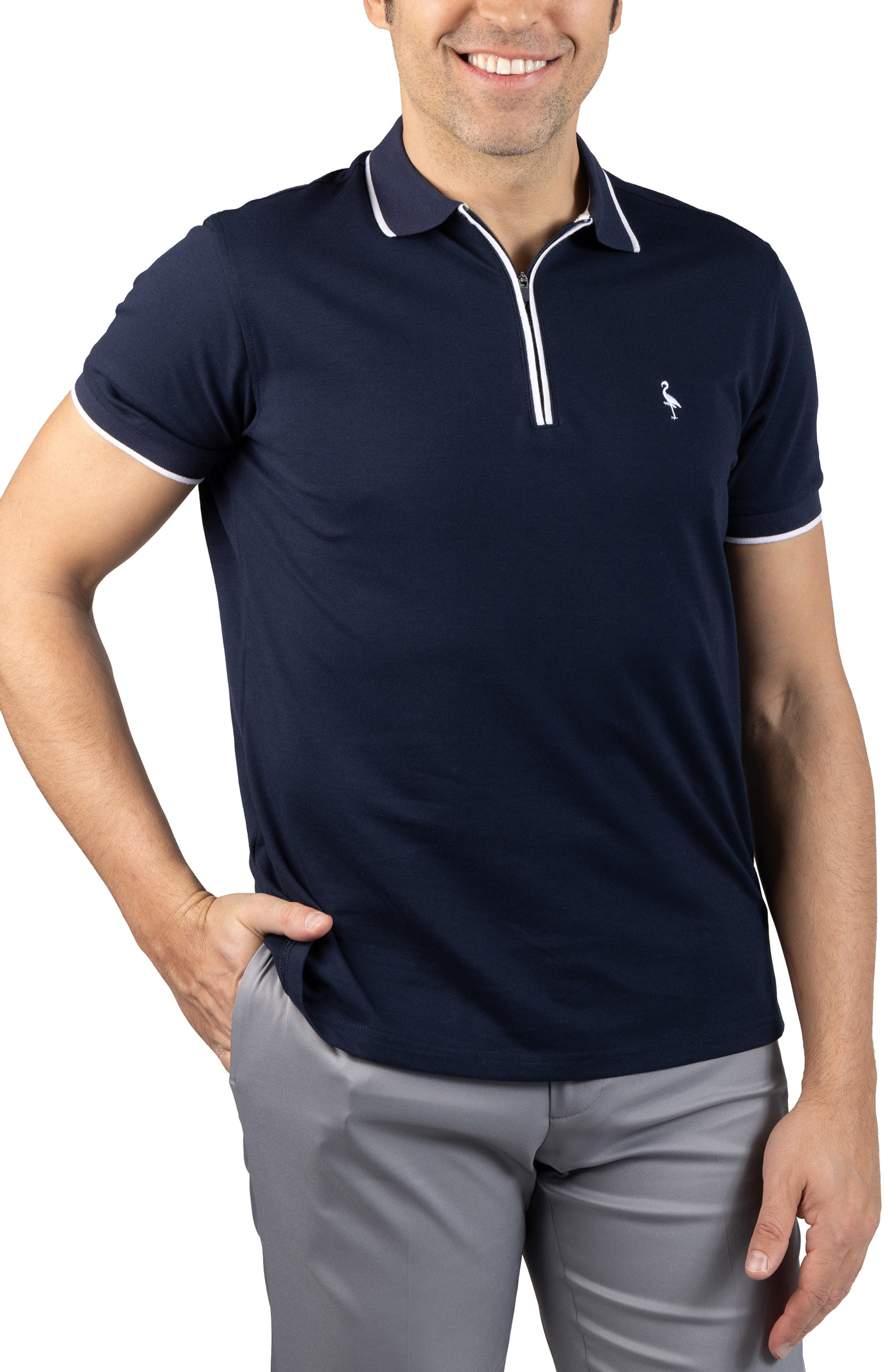 Tipped Pique Polo - image 5
