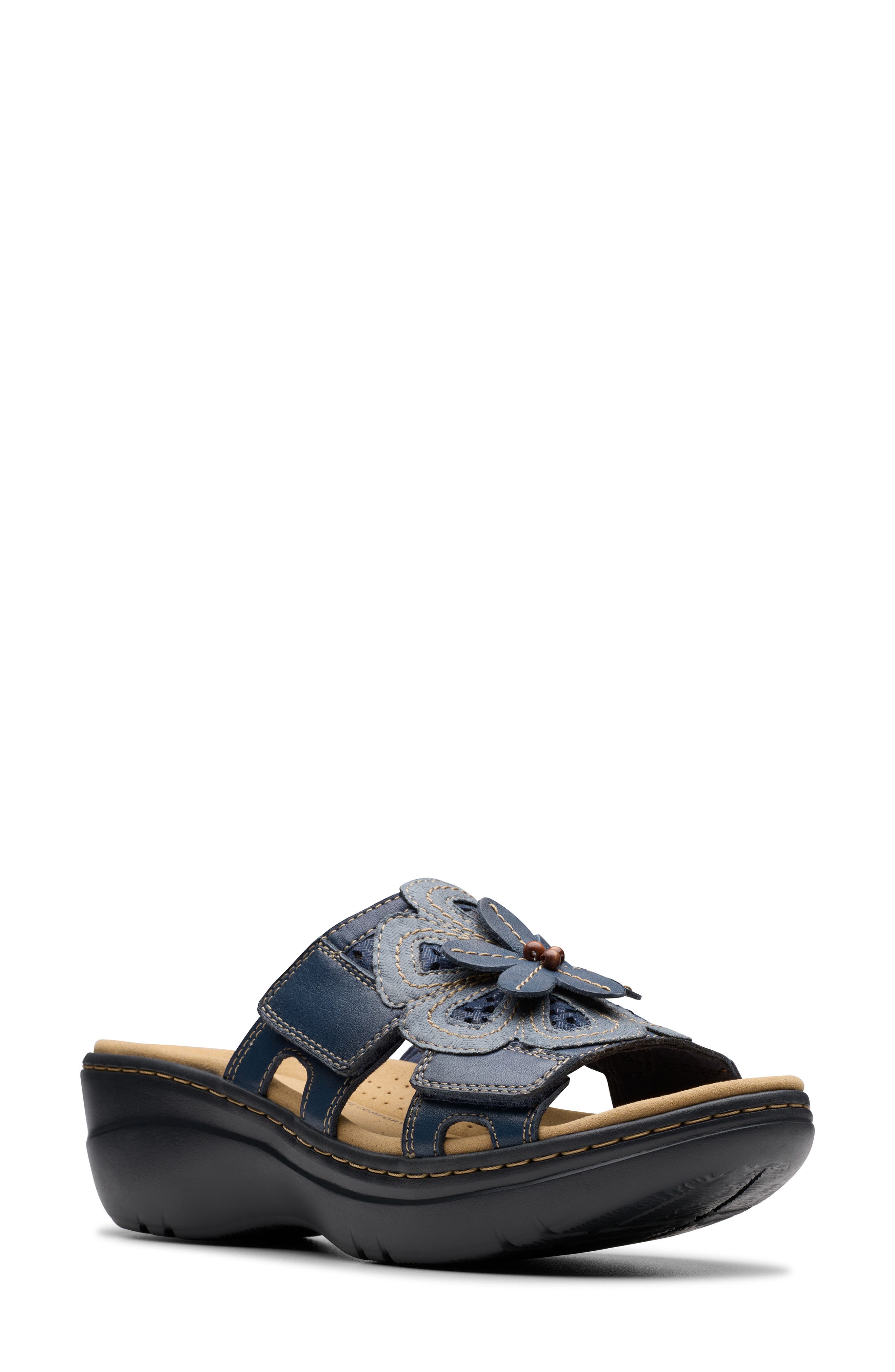 Clarks<sup>®</sup> Merliah Belle Wedge Sandal, Main, color, 