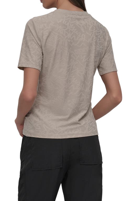 Dkny Graffiti Jacquard Knit To P In Pebble