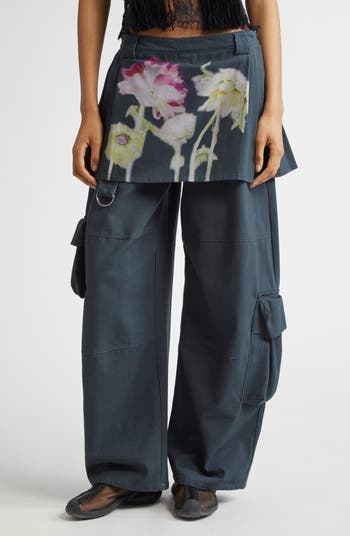 Collina Strada Lawn Plaid Skirt Overlay Cargo Pants | Nordstrom Collina Strada Lawn Plaid Skirt Overlay Cargo Pants | Nordstrom