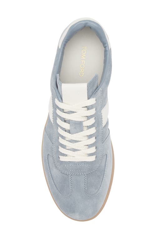 Tom Ford Blue Suede Archer Sneakers In Multi