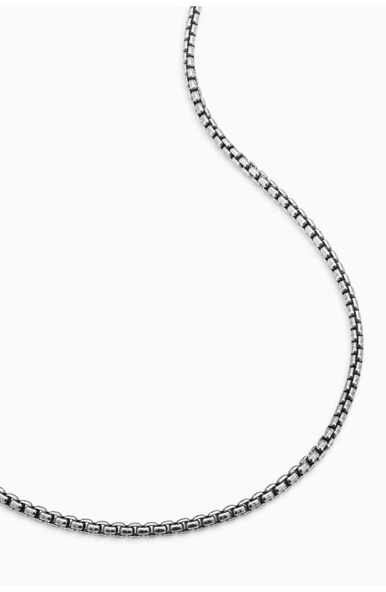 Oradina Men
s Off The Grid Oxidized Chain in Sterling Silver, Alternate, color, Silver