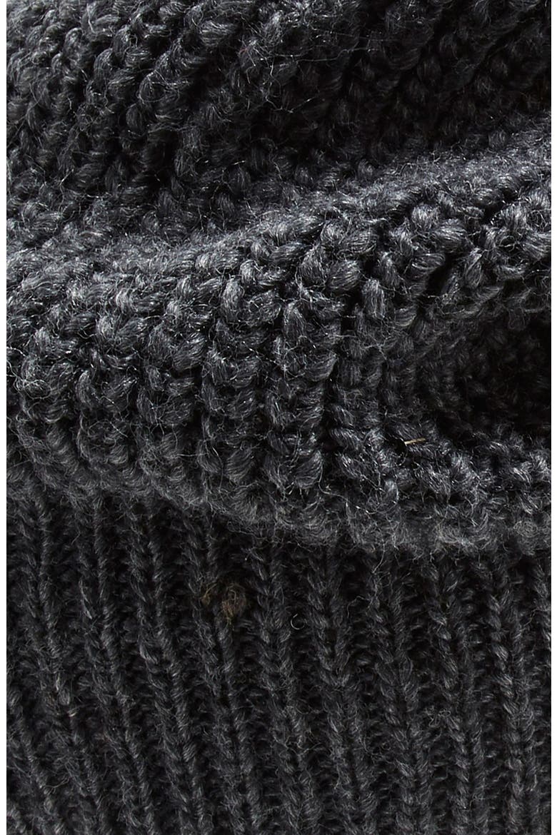Pompom Beanie, Alternate, color, CHARCOAL