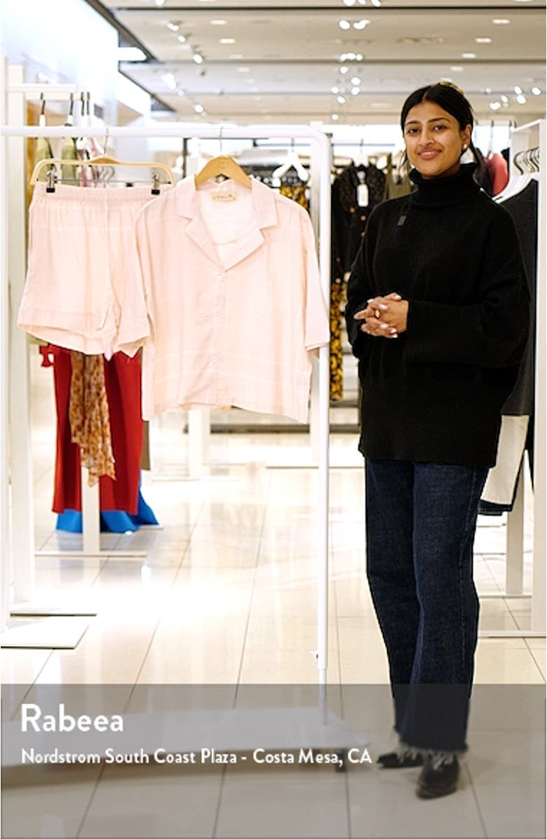 Plaid Relaxed Fit Short Pajamas, sales video thumbnail