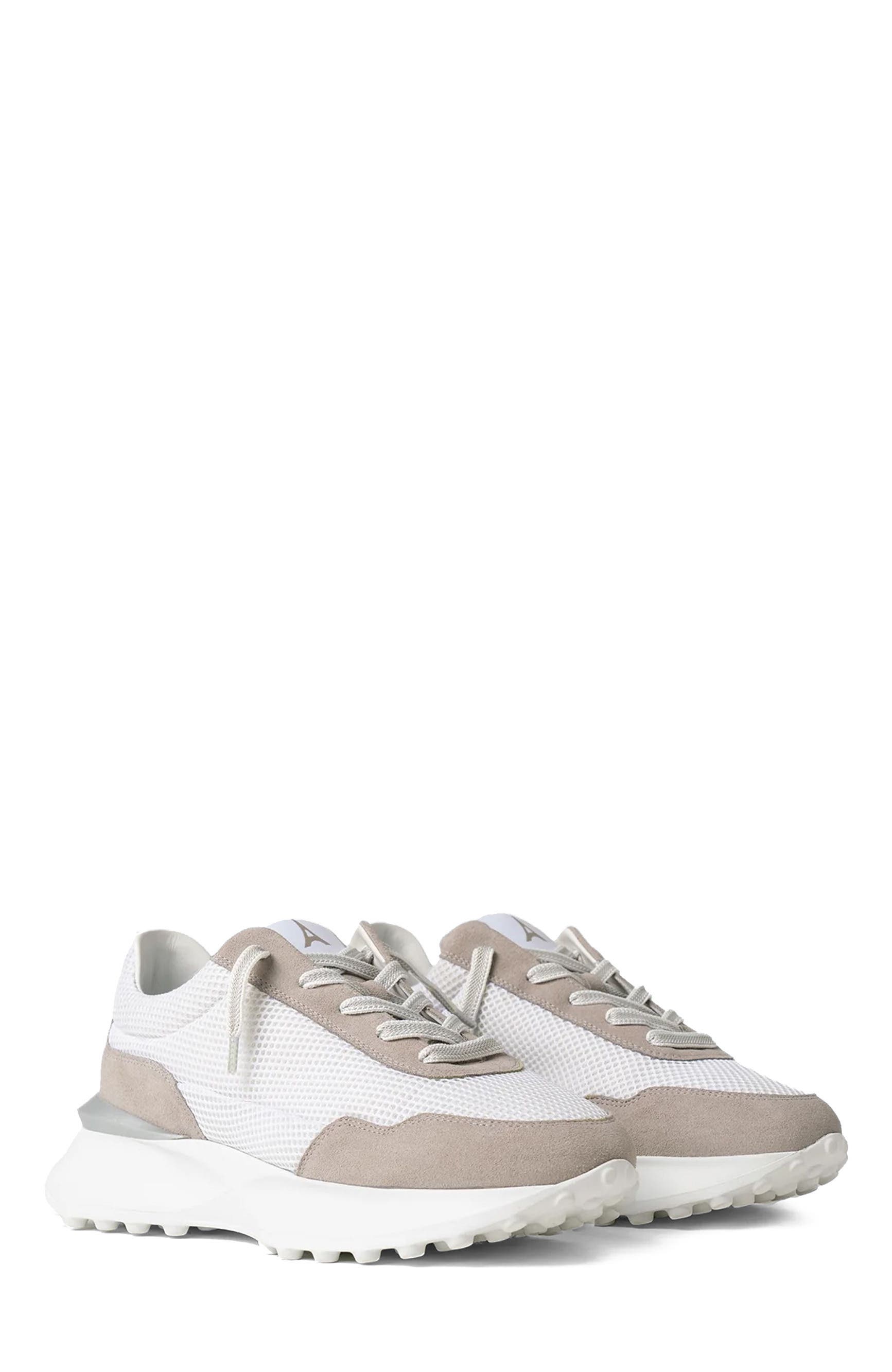 The Artiste Runner, Alternate, color, White/Beige