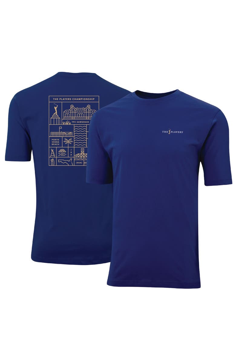 AHEAD Men's Ahead  Navy THE PLAYERS Window of the Players Pembrooke T-Shirt, Main, color, 