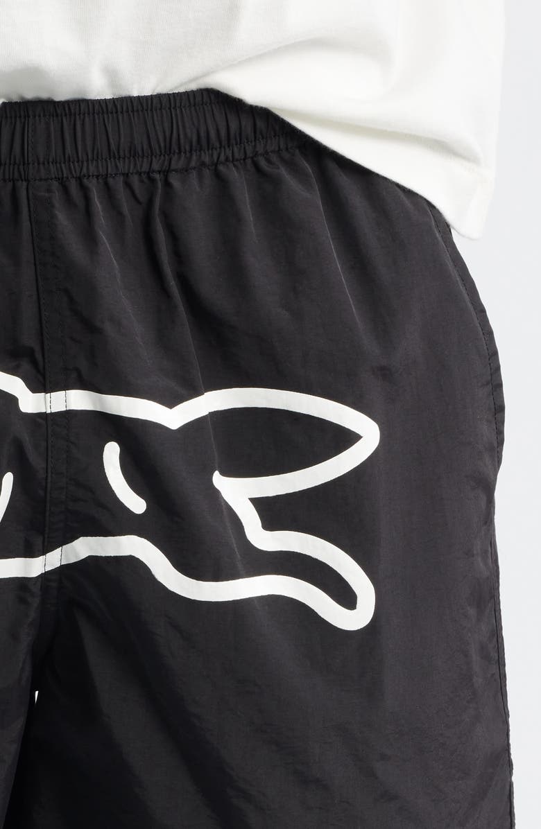 ICECREAM Runner Logo Shorts, Alternate, color, Black