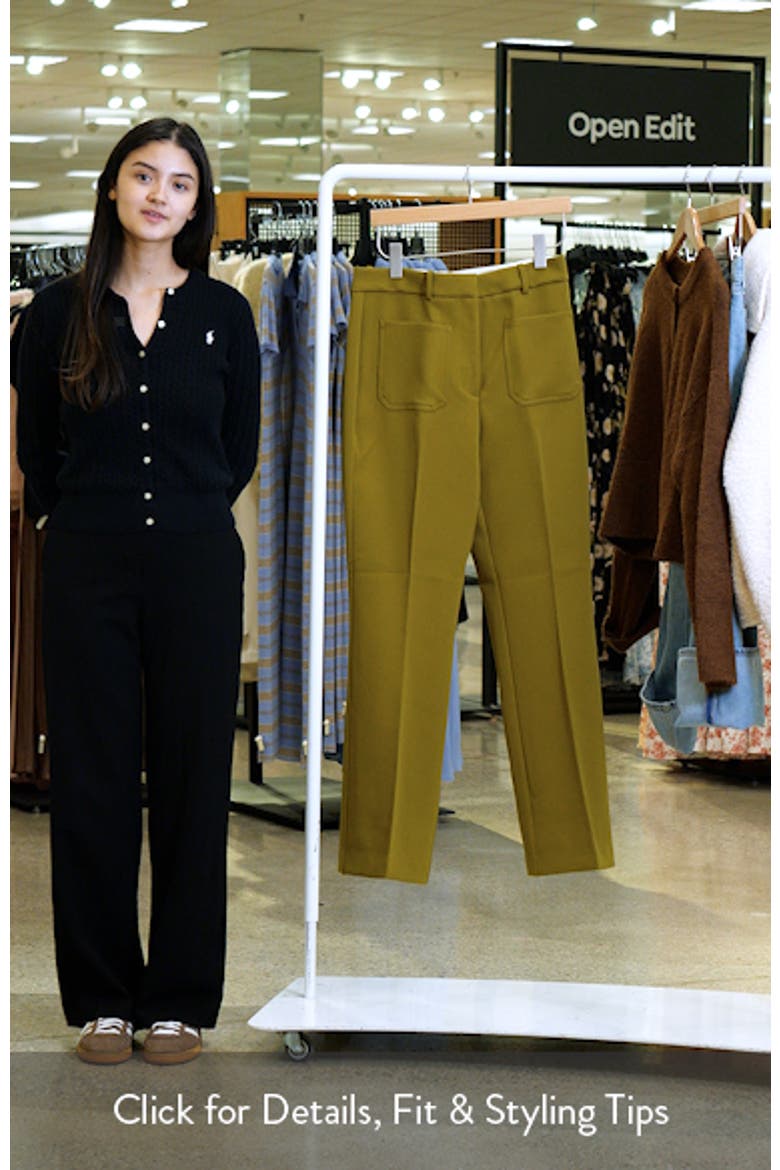 Priya Patch Pocket Wide Leg Pants video