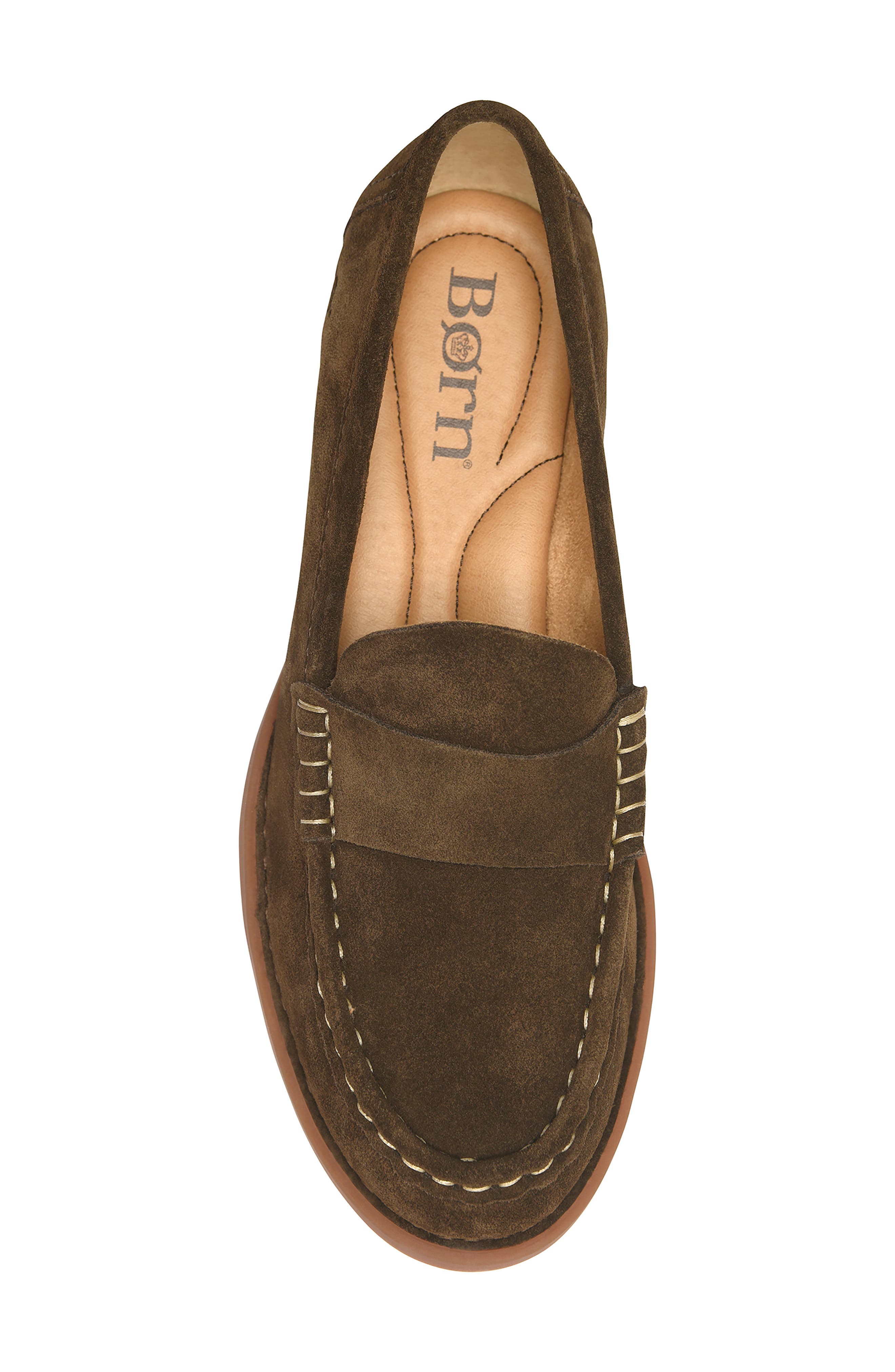 Marlina Loafer, Alternate, color, CHOCOLATE SUEDE