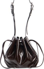 Givenchy Small Pumpkin Drawstring Leather Bucket Bag