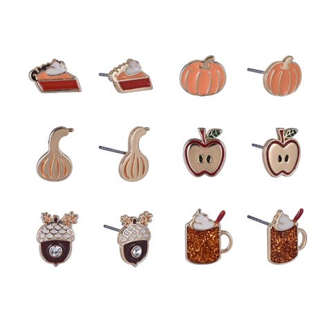 Fall Favorites 6 Pair Earring Set