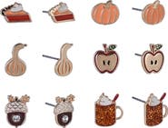 Hallmark Fall Favorites 6 Pair Earring Set