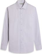 Bugatchi Alvin Shaped Fit Geo Print Button-Up Shirt