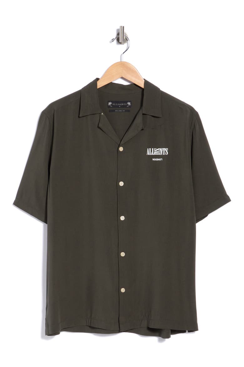 Burman Camp Shirt, Alternate, color, DUFFEL GREEN