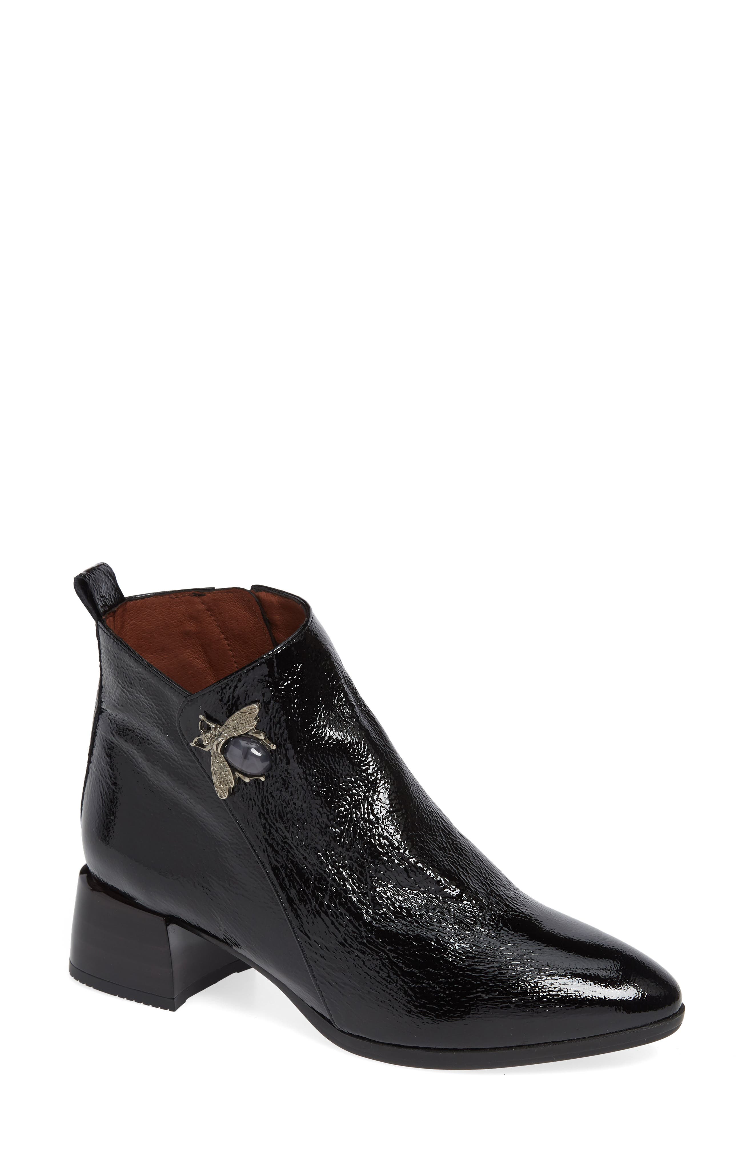 Guinivere Bootie, Main, color, RIO BLACK LEATHER