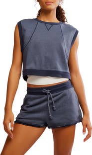 Free People Time After Time Top & Shorts Set