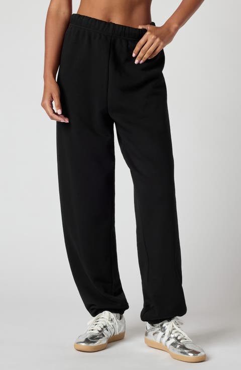 Cotton Blend Boyfriend Joggers