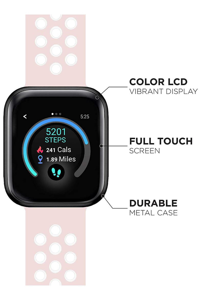 Air 3 Smartwatch, 35mm x 40mm, Alternate, color, BLUSH/ WHITE