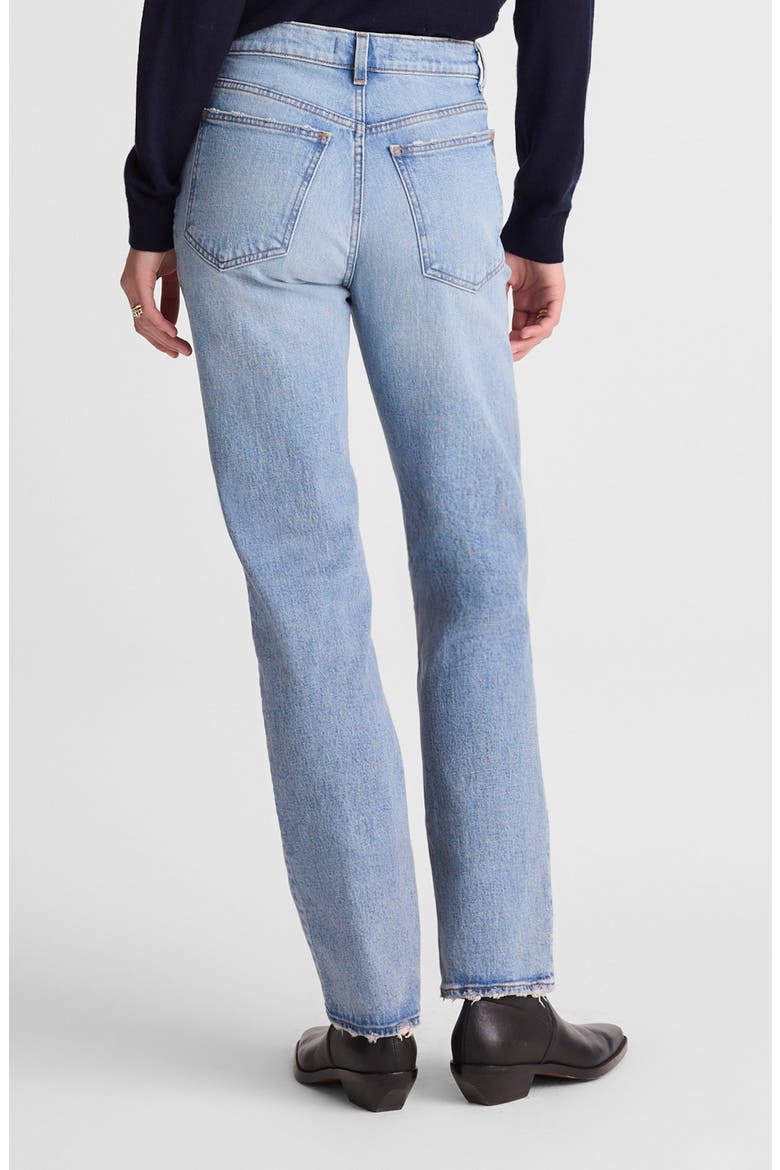 The Longline Straight Jeans, Alternate, color, RAEBROOK WASH