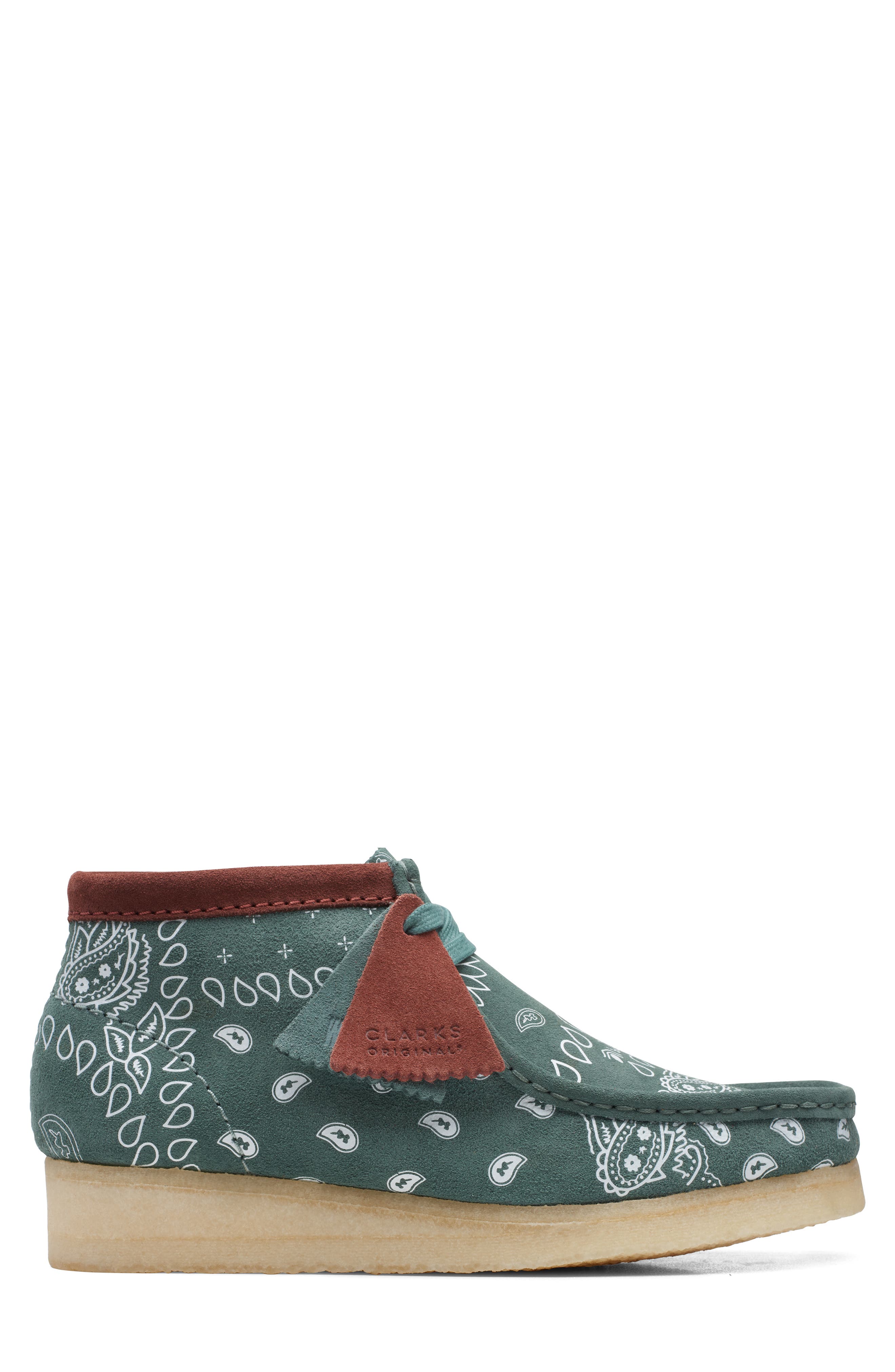 Clarks<sup>®</sup> Originals Bandana Wallabee Chukka Boot, Alternate, color, 