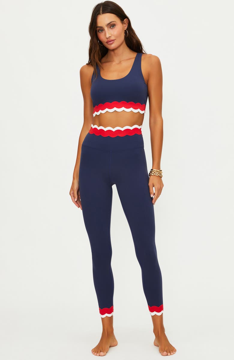 Beach Riot Stacy Scallop Colorblock Rib Leggings, Alternate, color, Twilight Firework Colorblock