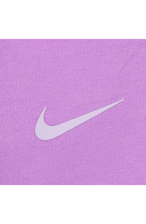 Nike Swoosh Motion Bodysuit & Leggings Set In Purple