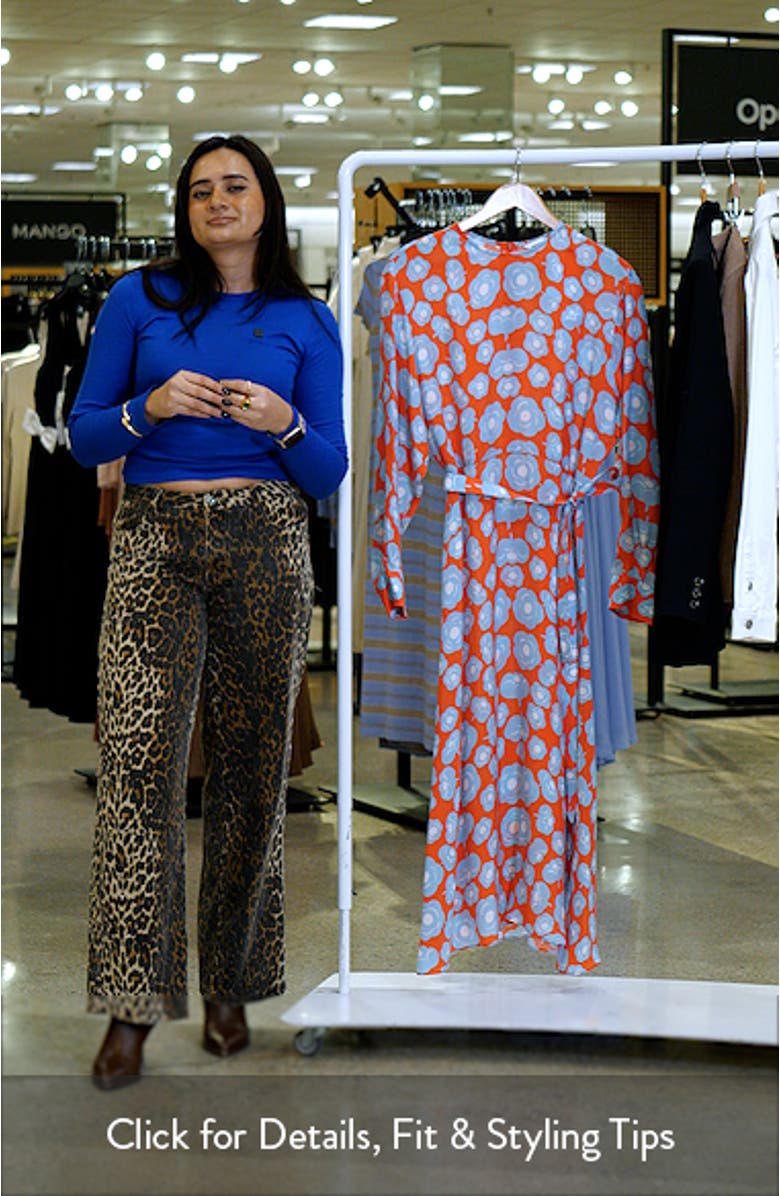 Combu Tumma Floral Long Sleeve Dress, sales video thumbnail