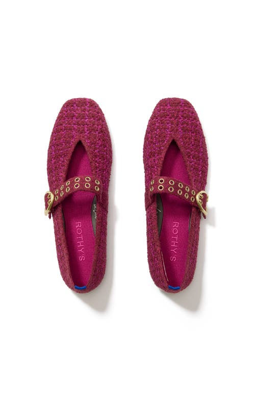 Rothys Rothy's The Max Buckle Mary Jane In Pink