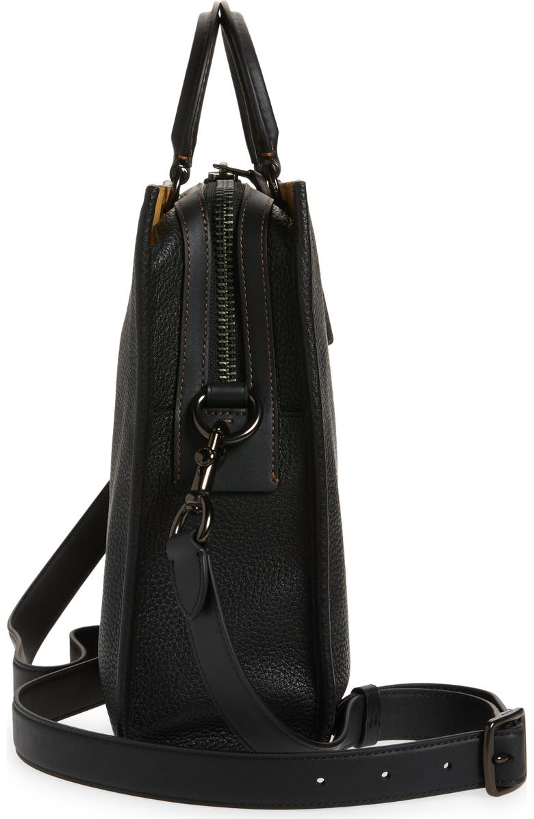 COACH Rogue Leather Briefcase, Alternate, color,